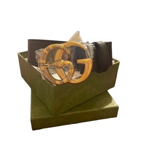 Men’s Double Snake Gucci Belt